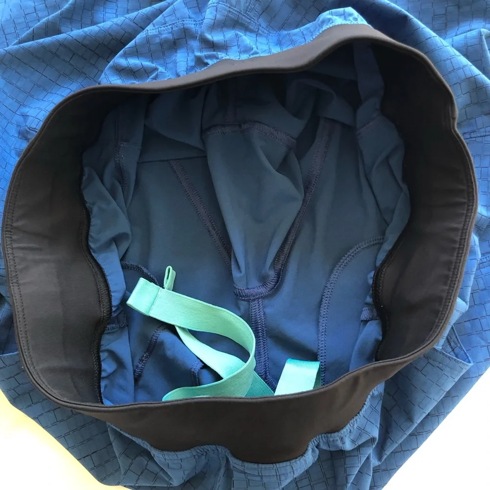 Lululemon Athletica Men’s Size M Nylon Blue Swimming Trunks Activewear Shorts